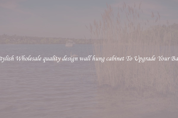 Shop Stylish Wholesale quality design wall hung cabinet To Upgrade Your Bathroom