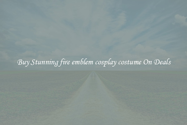 Buy Stunning fire emblem cosplay costume On Deals